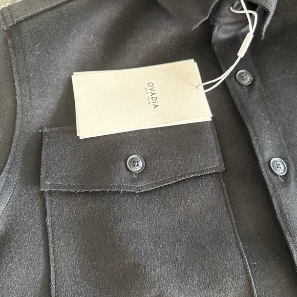 Ovadia and Sons IKE Men's Ike Military Wool Overshirt - Picture 8 of 12